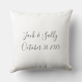 Skeletkoppel "Till Death Do Us Part" kussen (Achterkant)