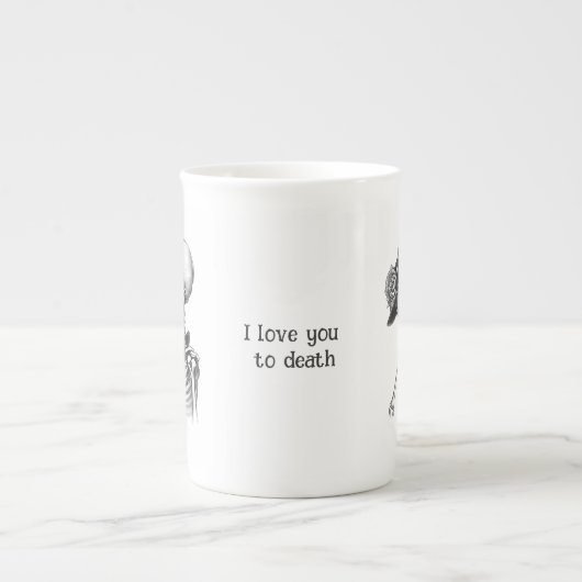 Skeletkoppeling Porselein Kop (Voorkant)