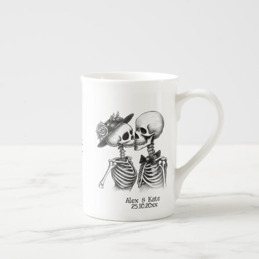 Skeletkoppeling Porselein Kop (Rechts)