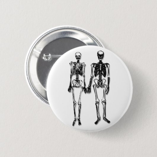 Skeletkoppeling Ronde Button 5,7 Cm (Voorkant /achterkant)