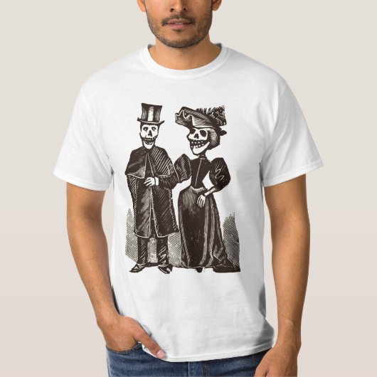 Skeletkoppeling T-shirt (Voorkant)