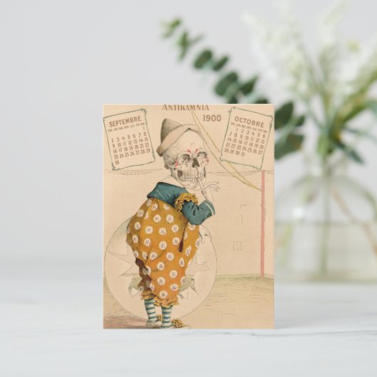 Skeletkruis Briefkaart (Staand voorkant)