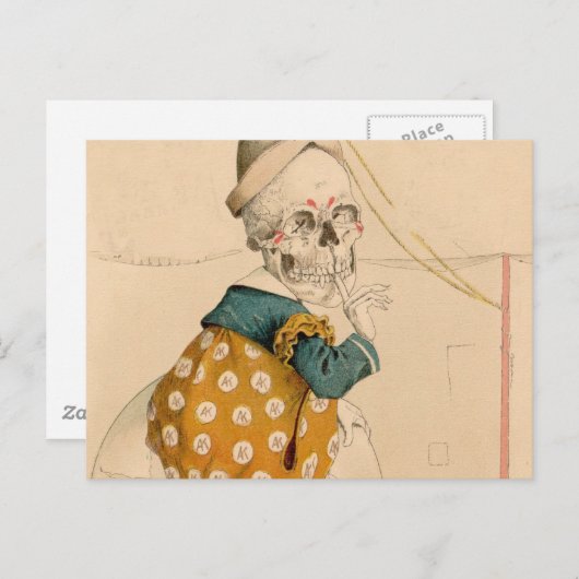 Skeletkruis Briefkaart (Voorkant / Achterkant)