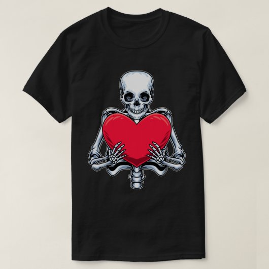 Skeletliefde T-shirt (Design voorkant)