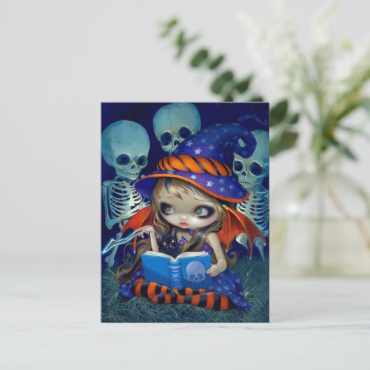 "Skeletmagisch" Briefkaart (Staand voorkant)