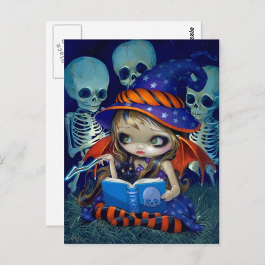 "Skeletmagisch" Briefkaart (Voorkant / Achterkant)