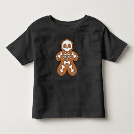 Skeletman van peperkoek kinder shirts