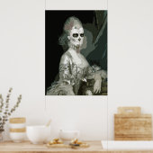 skeletmeisje poster (Keuken)