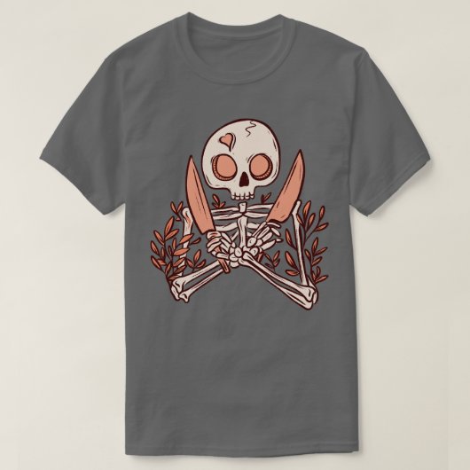 Skeletmessen T-shirt (Design voorkant)