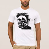 skeletmohawk t-shirt (Voorkant)