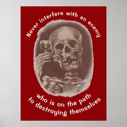 Skeletnarcisist breuk boven sterkte poster (Voorkant)