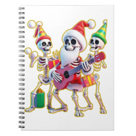 **Skeleton 3D Christm Santa Party – Funnyas Skelet Notitieboek