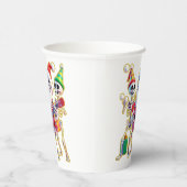 **Skeleton 3D Christm Santa Party – Funnyas Skelet Papieren Bekers (Rechts)