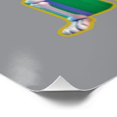 **Skeleton 3D Christm Santa Party – Funnyas Skelet Perfect Poster (Hoek)