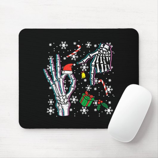 Skeleton 67 Meme Funny Christmas 6 7 Boys Youth Te Muismat (Met muis)