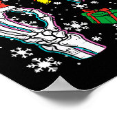 Skeleton 67 Meme Funny Christmas 6 7 Boys Youth Te Poster (Hoek)