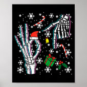 Skeleton 67 Meme Funny Christmas 6 7 Boys Youth Te Poster (Voorkant)