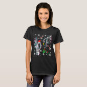 Skeleton 67 Meme Funny Christmas 6 7 Boys Youth Te T-shirt (Voorkant volledig)