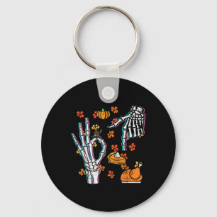 Skeleton 67 Meme Grappige Thanksgiving 6 7 Jongens Sleutelhanger