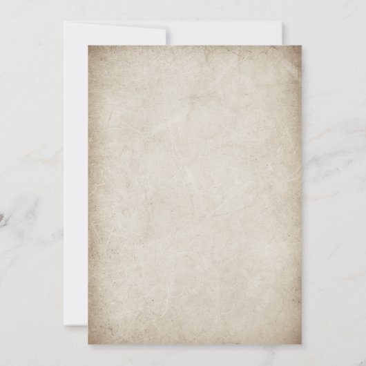 Skeleton Adult Halloween Party Kaart (Achterkant)