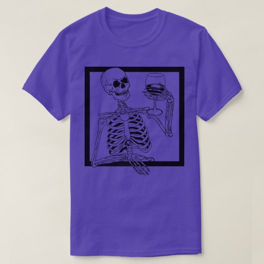 Skeleton Alt Gothic Egirl Emo Pastel Gothic Clothe T-shirt (Design voorkant)