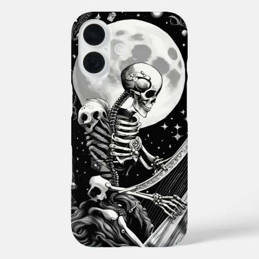 Skeleton and Harp III Case-Mate iPhone Case (Achterkant)
