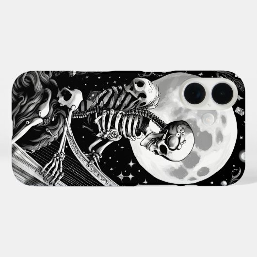 Skeleton and Harp III Case-Mate iPhone Case (Achterkant (horizontaal))