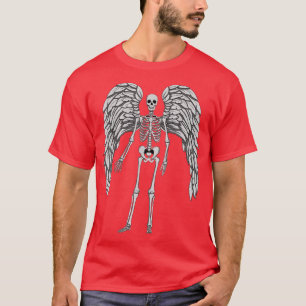 Skeleton Angel Fairycore Grunge Aesthetische Gothi T-shirt