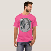 Skeleton Archer Fantasy en boogschieten Grim Reape T-shirt (Voorkant volledig)