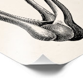 Skeleton Arm Bone Persoonlijke Retro Botten Foto Afdruk (Hoek)