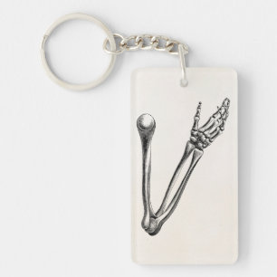 Skeleton Arm Bone Persoonlijke Retro Botten Sleutelhanger