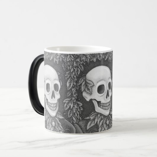 SKELETON AUTUMN GENTLEMAN, HALLOWEEN MORPHING MOK (Voorkant links)