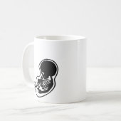 SKELETON BABY KOFFIEMOK (Voorkant links)