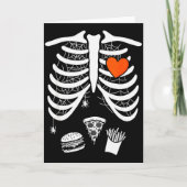 Skeleton Baby Pregnant Xray Rib Cage For Fall Hall Kaart (Voorkant)