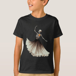 Skeleton Ballerina Ballet Dans Halloween Vrouwen G T-shirt