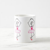 Skeleton Ballerina in Roze Tutu Ballet Dancer Koffiemok (Center)