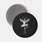 Skeleton Ballerina Magneet (Voorkant / Achterkant)