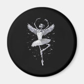 Skeleton Ballerina Magneet (Voorkant)