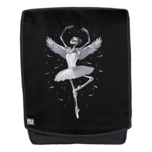 Skeleton Ballerina Rugtassen