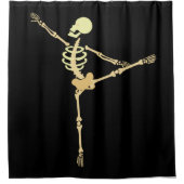 Skeleton Ballerina Shower Curtain Douchegordijn (Voorkant)