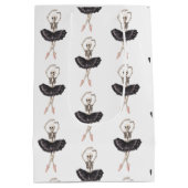Skeleton Ballerina - Spooky Grace Ontmoet Gothic Medium Cadeauzakje (Achterkant)