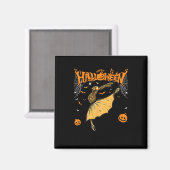 Skeleton Ballerinas Ballet Dance Cute Halloween Co Magneet (Voorkant / Achterkant)