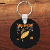 Skeleton Ballerinas Ballet Dance Cute Halloween Co Sleutelhanger (Voorkant)