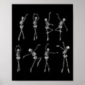 Skeleton Ballerina's Halloween kostuum Ballet Meis Poster (Voorkant)