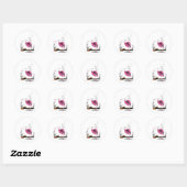 Skeleton Ballet 1 Ronde Sticker (Vel)