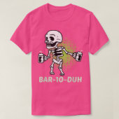Skeleton Bar 10 Duh Bar Ten Duh Funny Bartender Ha T-shirt (Design voorkant)