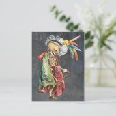 Skeleton Bard van Pu'Shing Bhu'Tons Briefkaart (Staand voorkant)