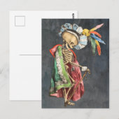 Skeleton Bard van Pu'Shing Bhu'Tons Briefkaart (Voorkant / Achterkant)