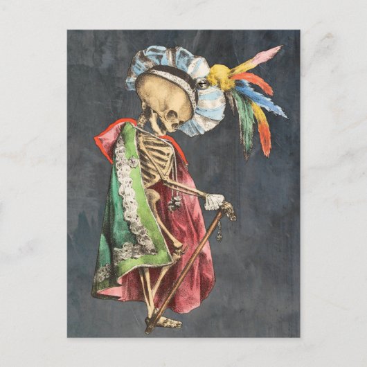 Skeleton Bard van Pu'Shing Bhu'Tons Briefkaart (Voorkant)