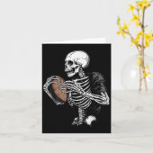 Skeleton Baseball Halloween Kostuum Funny Mannen B Kaart (Gele Bloem)